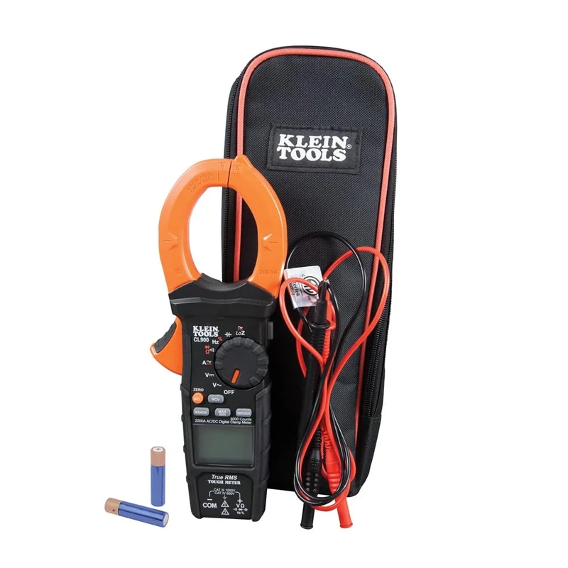 Klein Tools Digital Clamp Meter, Measures Current, Voltage, Resistance, Continuity, Frequency, and More CL900