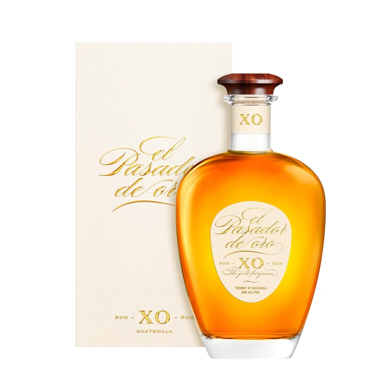 EL PASADOR DE ORO - XO Rum - Old Rum - Gold medal 2023 The Rum & Cachaça Masters - 40% Alcohol - Origin: Guatemala - 70 cl Bottle