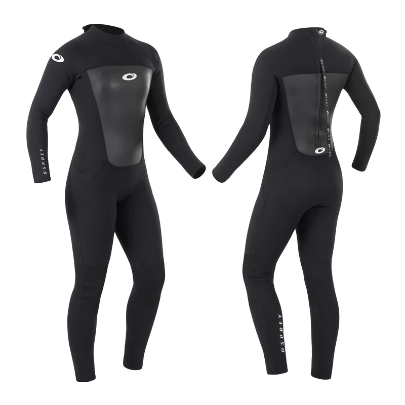 Osprey Women's Full Length 3 mm Summer Wetsuit, Adult Neoprene Surfing Diving Wetsuit, Origin, Multiple Colours, S Tall