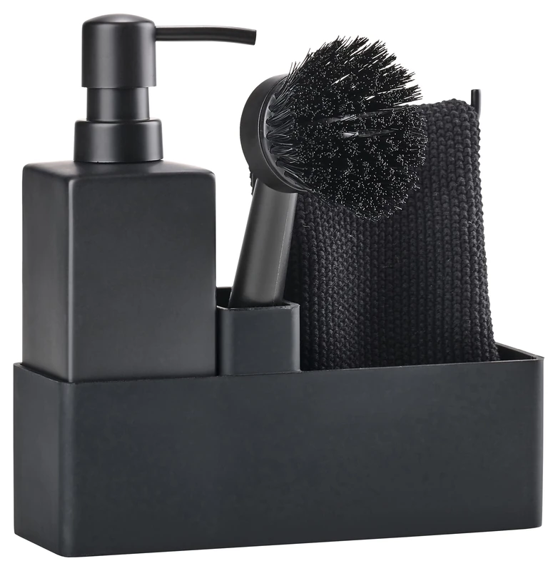 Zone Denmark 330413 Crockery Set, Metal, Black, 19 cm