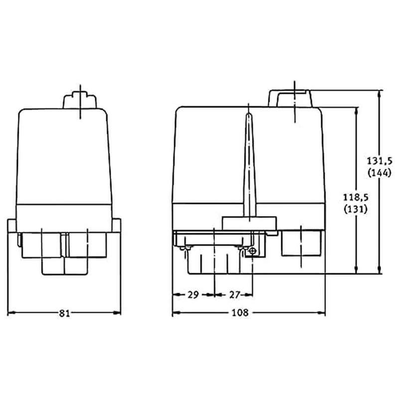 Airkraft Airkraft Pressure Switch Condor, 10-16 Amp., 1
