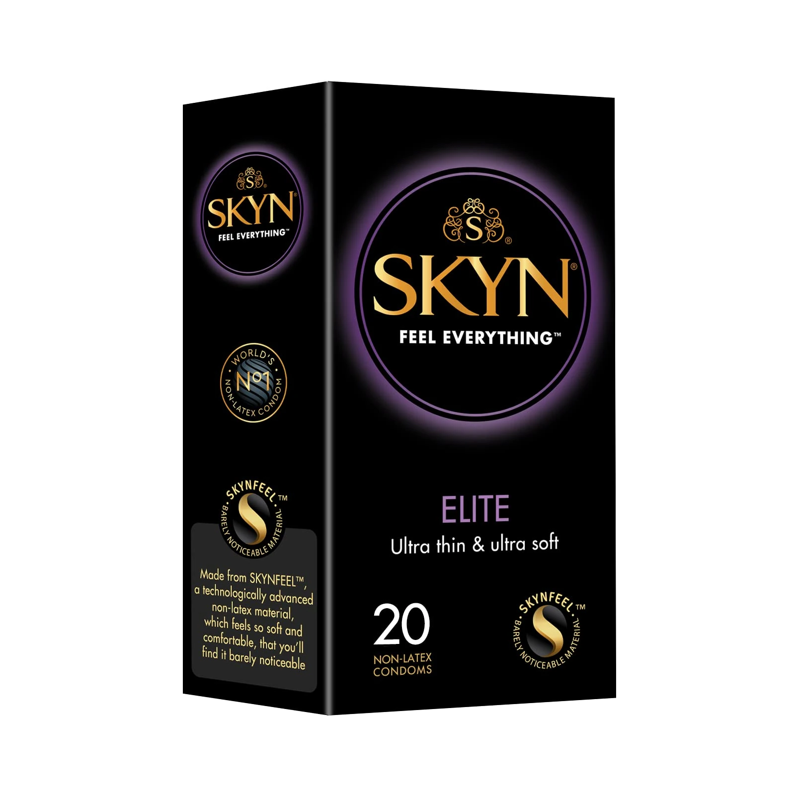 Skyn Elite 20 men's condoms, ultra-thin, ultra-soft, 200018