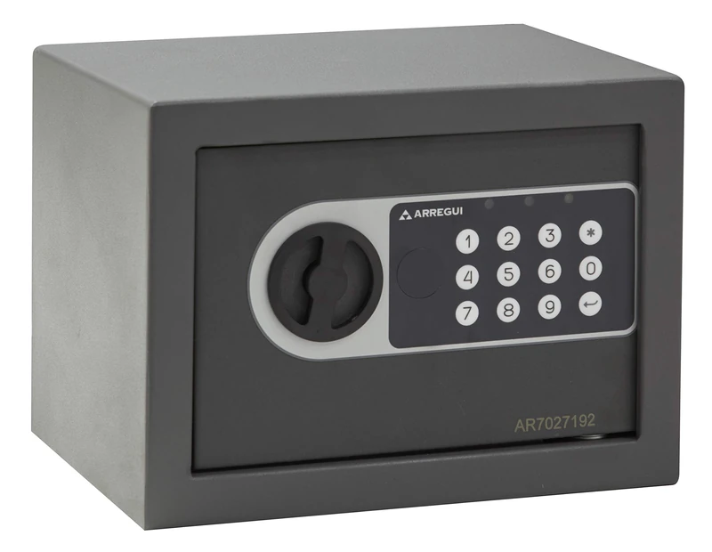 ARREGUI Premier 16501-S0 Furniture Safe | Steel Furniture Safe with Electronic Lock, Home Safe with Programmable Electronic Combination Lock, Safe with Emergency Key, 17 x 23 x 17 cm, 4 L