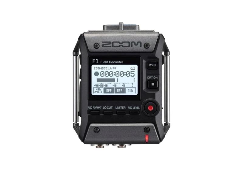 ZOOM F1-SP Field Recorder with SGH-6 Shotgun Shotgun Microphone - Professional Audio Recorder for Film, Video, Interviews - EU Version - Black