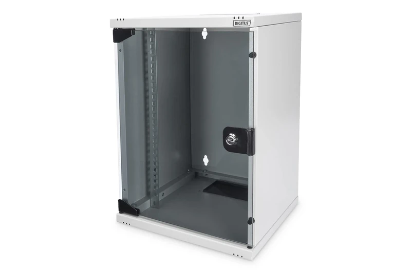 DIGITUS network cabinet 10-inch - 9U - wall-mounted - HxWxD 464x312x300mm - load capacity 30kg - usable depth 240mm - grey