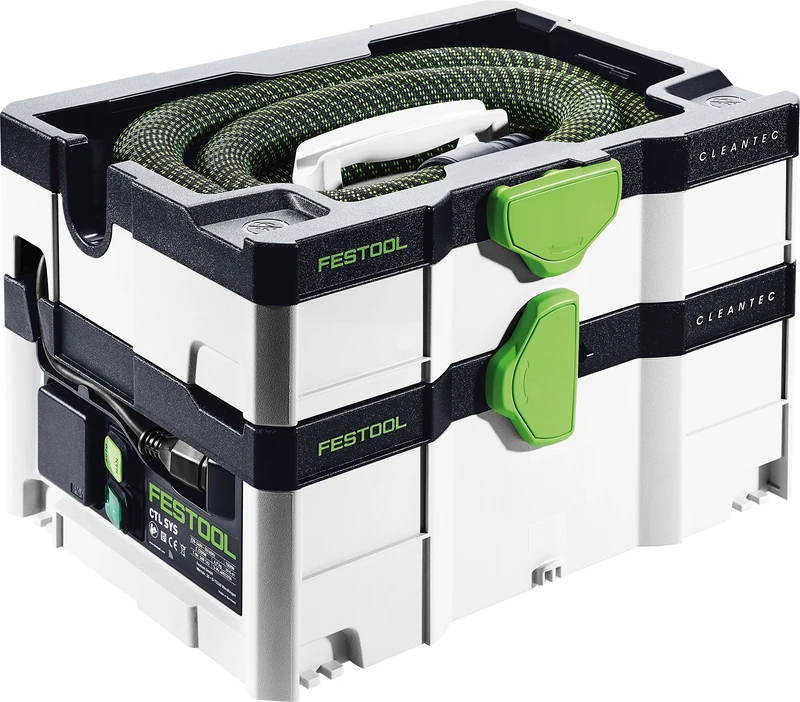 Festool 575284 Cleantec 240 Volt Mobile Dust Extractor, Grey, 270.0 mm*396.0 mm*296.0 mm