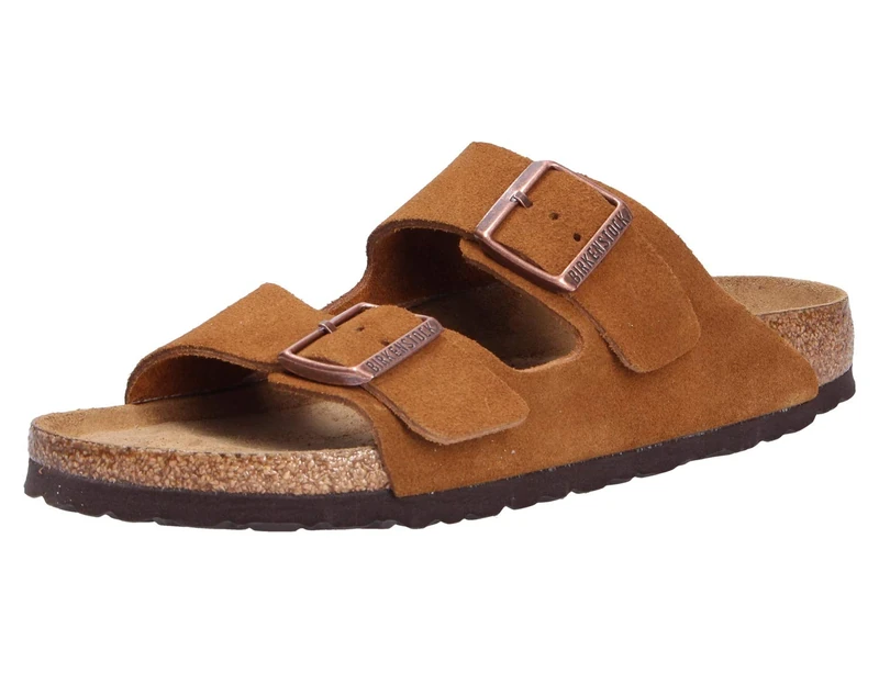 Birkenstock Women's Arizona SFB Open Toe Sandals, Brown (Mink Mink), 5.5 UK (39 EU)