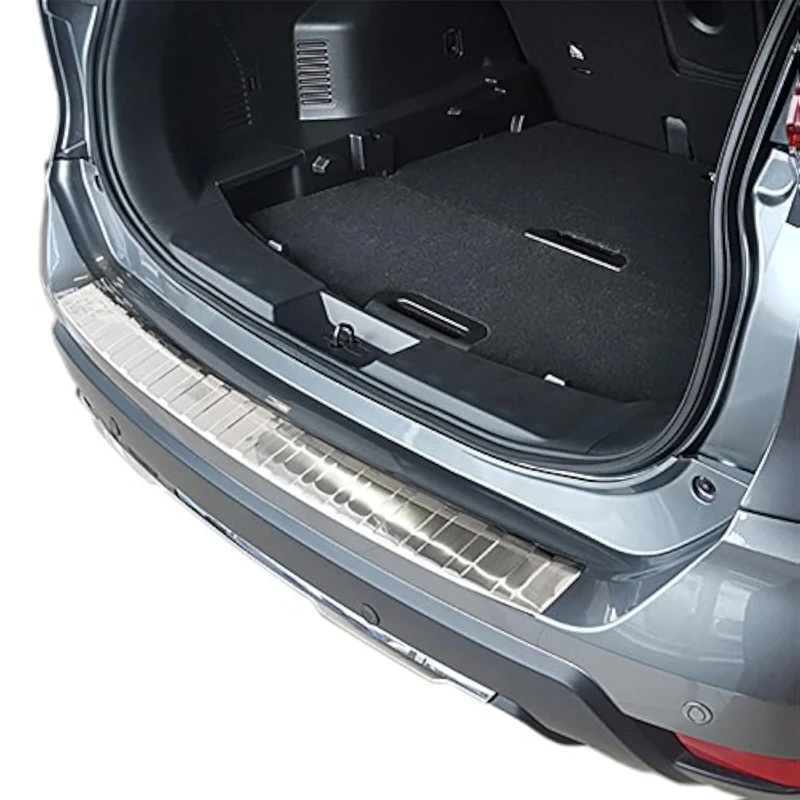 Autostyle 2/35526 Stainless Steel Rear Bumper Protector 2017-'Ribs', Silver