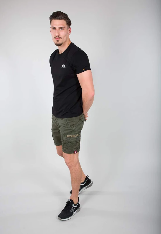 Alpha Industries Crew Short Mens Dark Olive