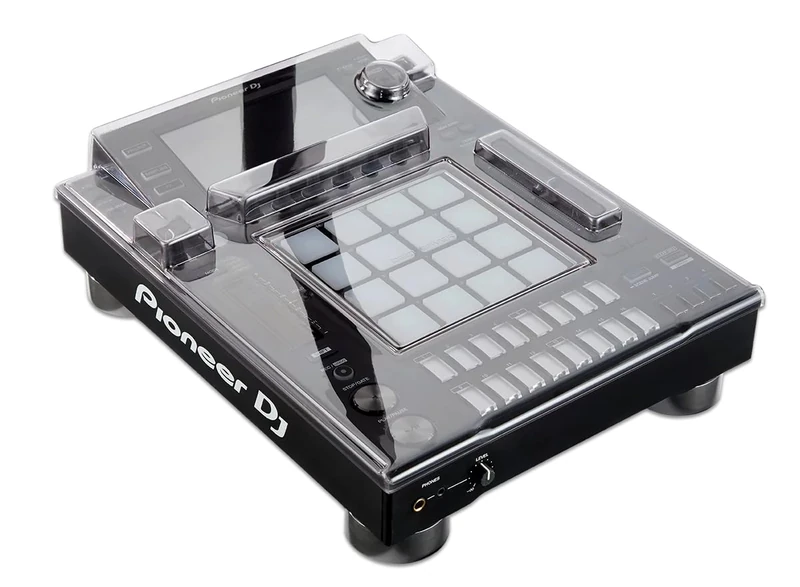 Decksaver Cover for Pioneer DJ DJS-1000 - Super-Durable Polycarbonate Protective lid in Smoked Clear Colour, Made in The UK - The DJs' Choice for Unbeatable Protection