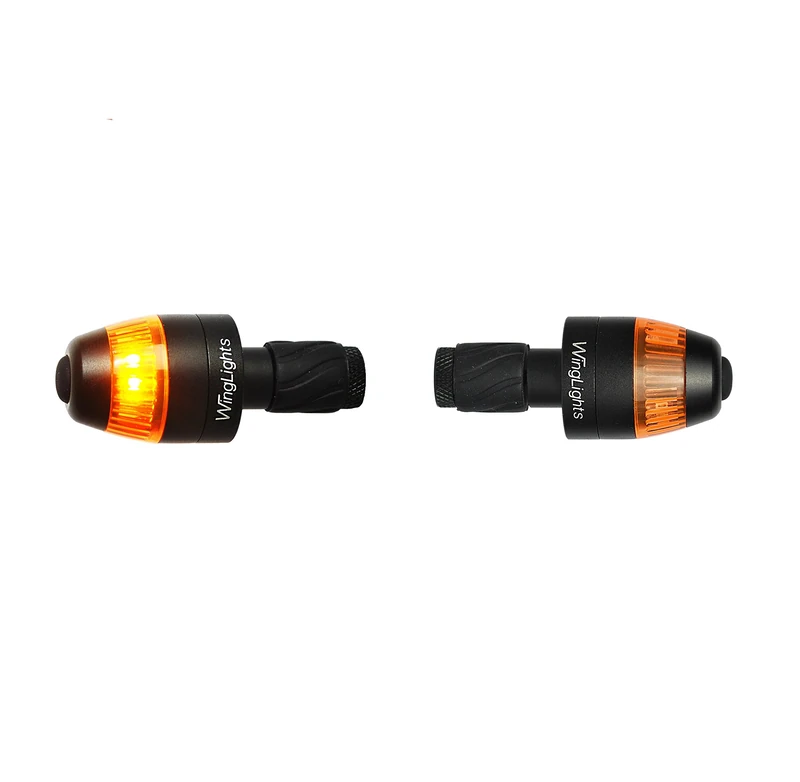 WingLights Mag V3 - Amber Indicator Lights for Bicycles and E-Scooters with Magnetic Mount
