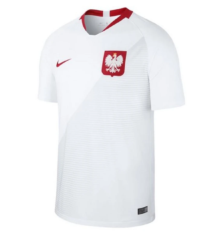 Nike Kids Poland Home Stadium Jersey - White/Sport Red/Sport Red, X-Large