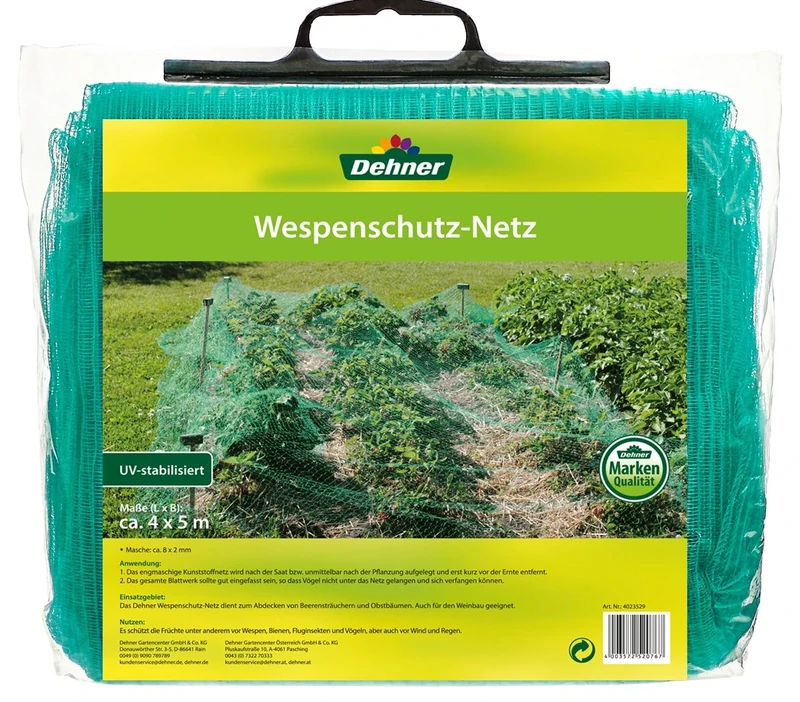 Dehner 4023529 Wasp Mesh, Plastic, Green, 37 x 31 x 10 cm, 37 x 31 x 10 cm