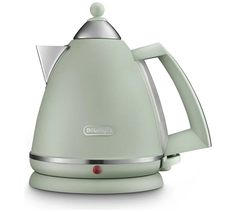 De'Longhi Argento Flora KBX3016.GR Kettle with 1.7L Capacity, 360 Swivel Base & cord storage, Green