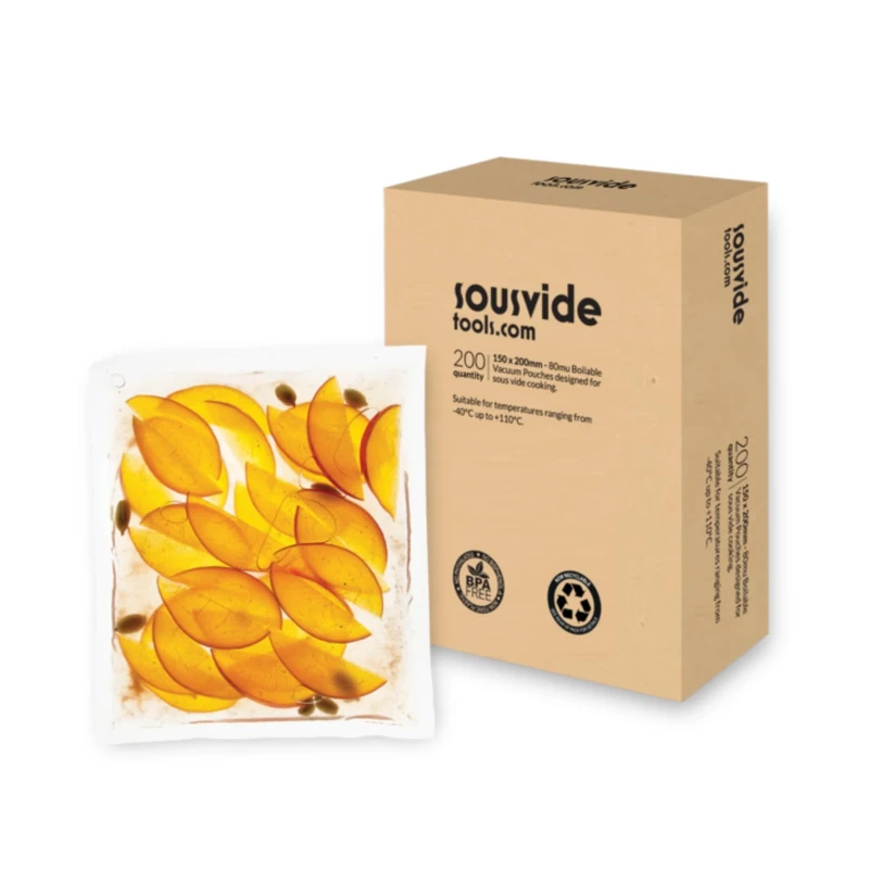 SousVideTools | Vacuum Sealer Bags | 40cm x 40cm Boilable Pouches | Pack of 200