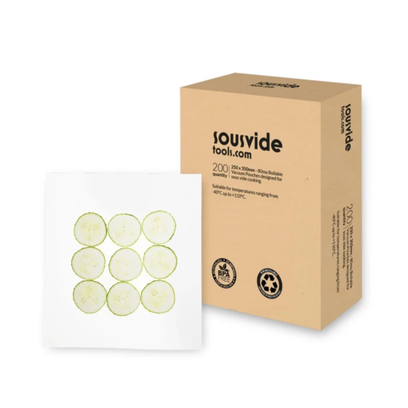 SousVideTools | Vacuum Sealer Bags | 35cm x 45cm Boilable Pouches | Pack of 200