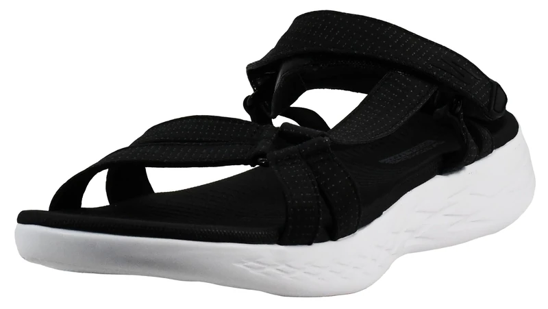 Skechers Women's On-the-go 600 - Brilliancy Sport Sandal - Black