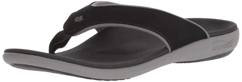 Spenco Women's Yumi Plus Sandal, Onyx, 6 W US - Image 1