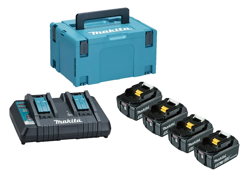 Makita 197627-6 18V Li-ion LXT Power Source Kit supplied in a Makpac Case