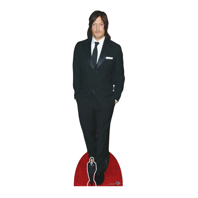 STAR CUTOUTS Norman Reedus Lifesize Cardboard Cutout 183cm – TV & Movie Fan Display, Party Decoration & Collector Standee