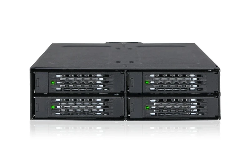 Icy Dock Backplane 4 x 6.3 cm SATAI-III in 1 x 5.25 Inch HDD/SSD black