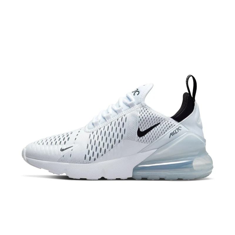 Nike W Air Max 270, Women’s Fitness Shoes, White White Black White 100, 4.5 UK (38 EU)