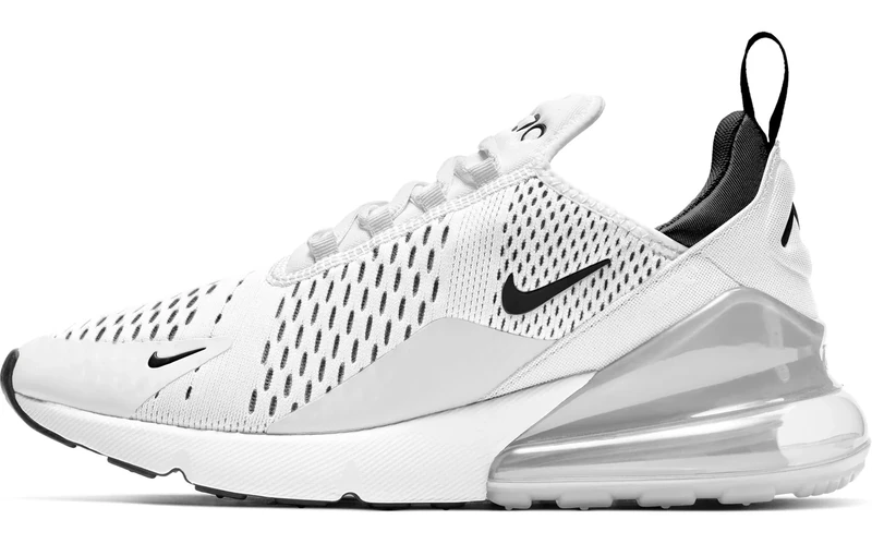 Nike W Air Max 270, Women’s Fitness Shoes, White White Black White 100, 9 UK (44 EU)
