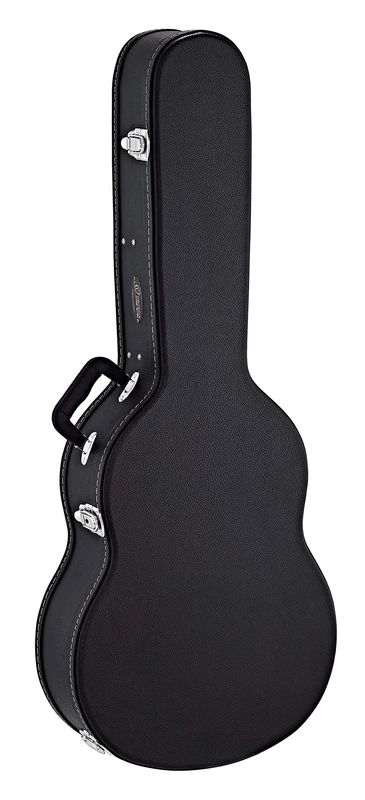 Ortega Guitars Economy Guitar Hardcase - Case for Classical Guitar - Height 103 cm - Vinyl, Black (OCCSTD)