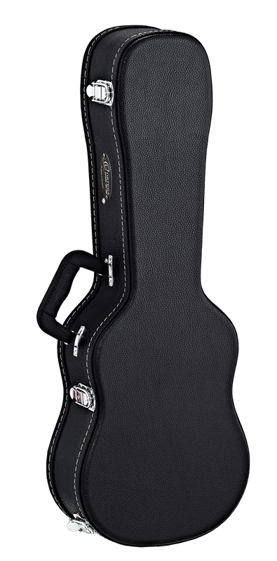 Ortega Guitars Economy Ukulele Hardcase - Case for Tenor Ukulele - Height 71 cm - Vinyl, Black (OUCSTD-TE)