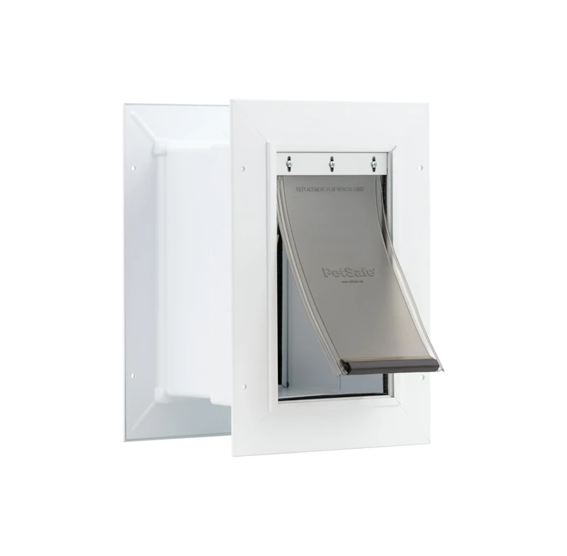 PetSafe Wall Entry Pet Door with Telescoping Tunnel - Easy Installation & Energy Efficient - For Cats and Dogs, Small