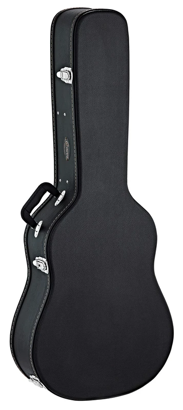 Ortega Guitars Economy Guitar Hardcase - Dreadnought - Case for Acoustic Guitar - Height 107.5 cm - Vinyl, Black (OACCSTD-DN)