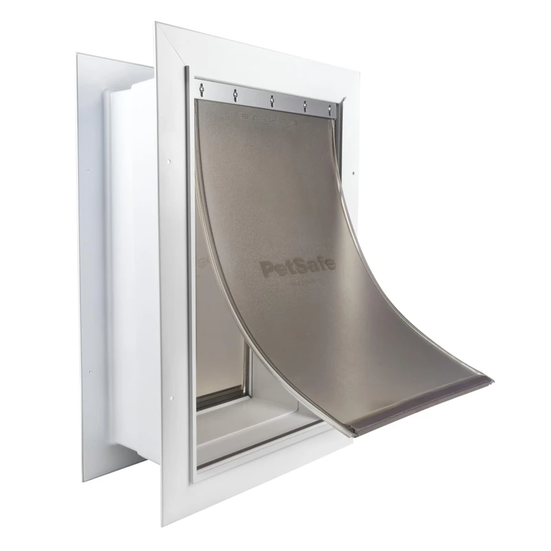 PetSafe Wall Entry Pet Door with Telescoping Tunnel - Easy Installation & Energy Efficient - For Cats and Dogs, Large