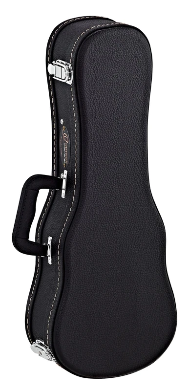 Ortega Guitars Economy Ukulele Hardcase - Case for Soprano Ukulele - Height 55 cm - Vinyl, Black (OUCSTD-SO)