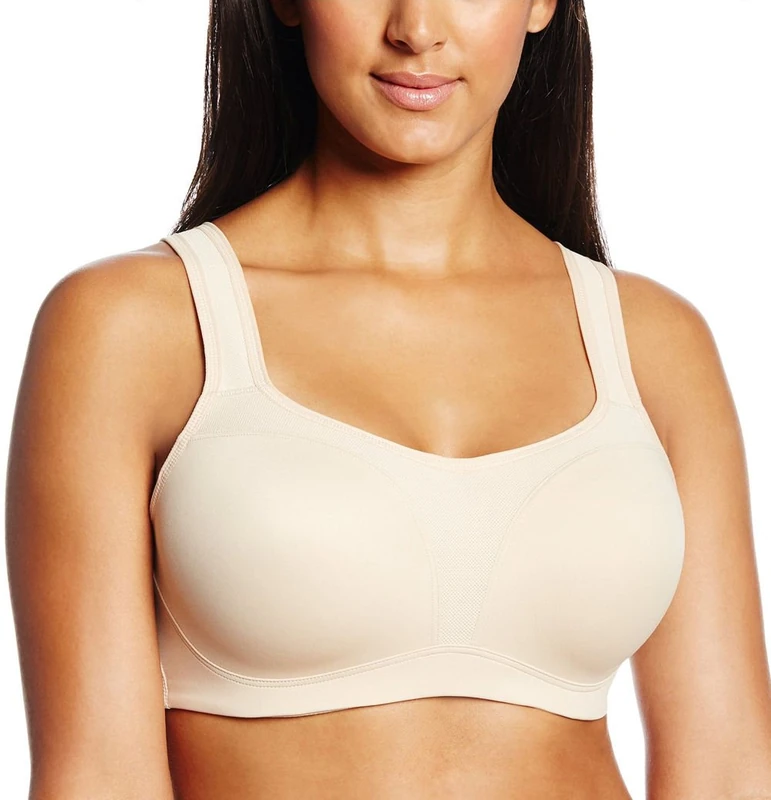 Wacoal Women's Lindsey Sport Contour Underwire Bra, 853302, Opaque, Sand, 36C