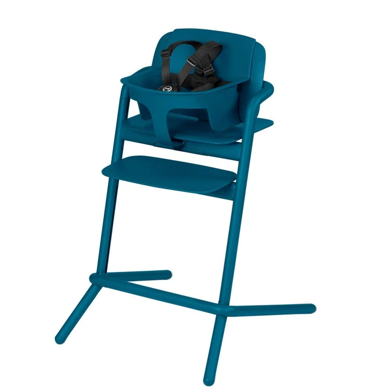 Cybex Gold LEMO HighChair Baby Set, For Cybex LEMO Chair System, Attachment for Toddlers, Incl. Safety Harness System, From 6 Months to 3 Years (9-15 kg), Twilight Blue