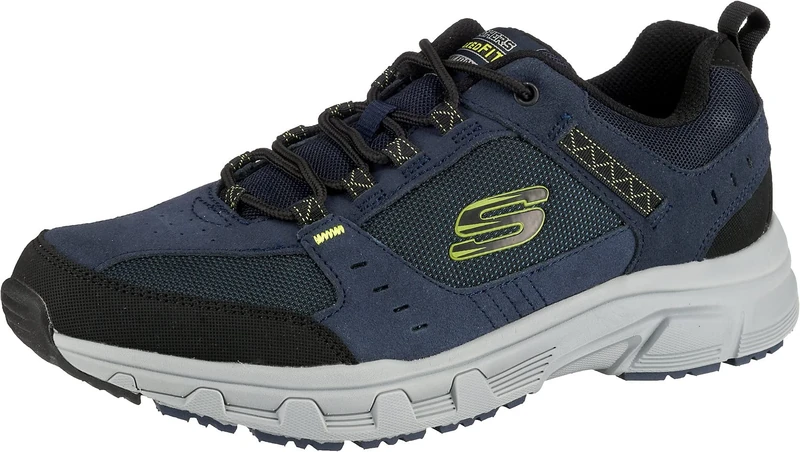 Skechers Mens Oak Canyon Sneaker, Navy Black, 10.5 UK