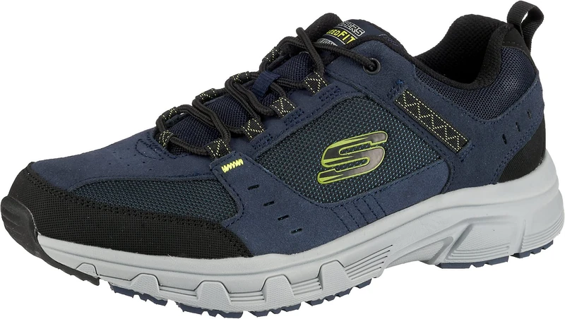 Skechers Mens Oak Canyon Sneaker - Navy Black - 8.5 UK