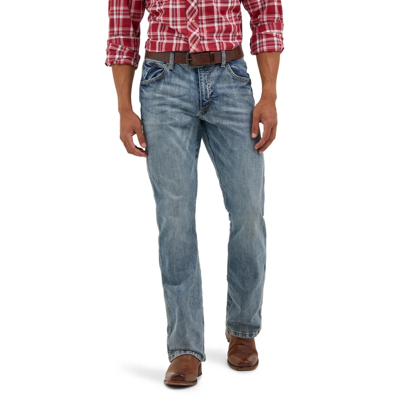 Wrangler Men's Retro Slim Fit Boot Cut Jean, Greeley, 38W / 34L