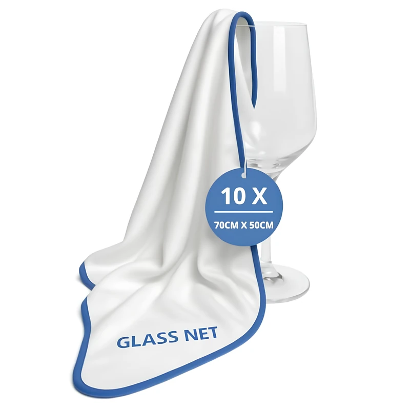 Forum Equipement Pack of 10 Special Microfibre Wipes 70 x 50 cm 220 g/m² - Image 1