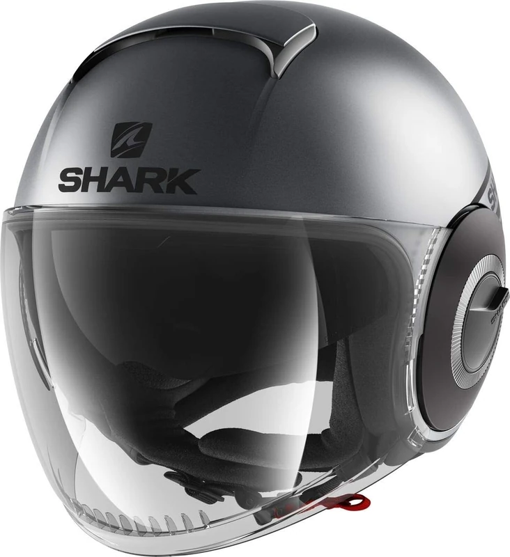 Motorcycle helmets Shark NANO STREET NEON MAT AKK, Anthracite, XS