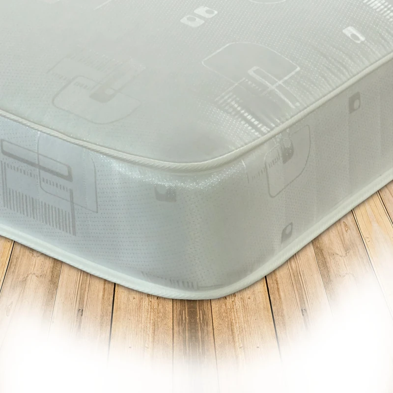 Starlight Beds Harmony Kingsize Mattress. Dual Sided 8 Inch Deep Budget Sprung Kingsize Mattress. Soft, White (5ft x 6ft6)