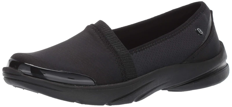 BZees Women's Lollipop Sneaker, Black Gradient Bars Knit, 6 UK