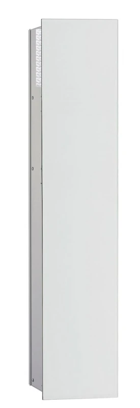Emco Asis 2.0 Flush-Mounted Toilet Roll Holder, Optiwhite Glass, Door Hinge Right 975427452 - Image 1
