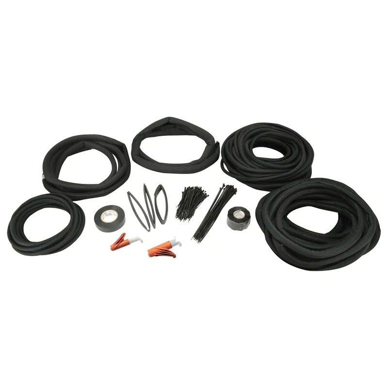 Design Engineering 010663 Easy Loom Split Sleeve Master Kit - Complete Vehicle Wire and Hose Protection