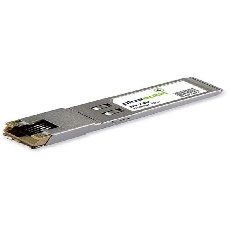 PlusOptic PLUSOPTICDell compatible, Copper SFP, 1000Mbps, 100M, RJ-45, Copper, 3yr.