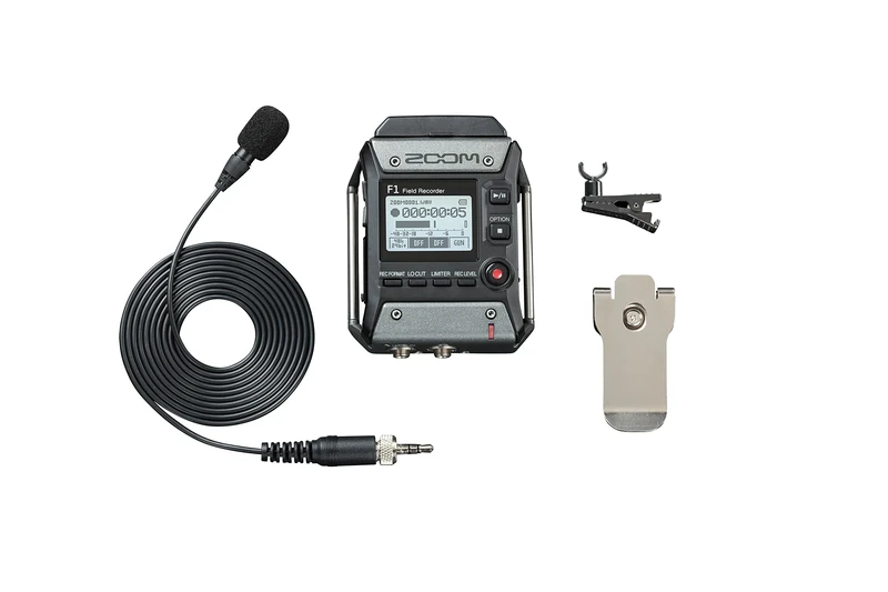 Zoom F1-LP/UK Field Recorder Plus Lavalier Mic Pack