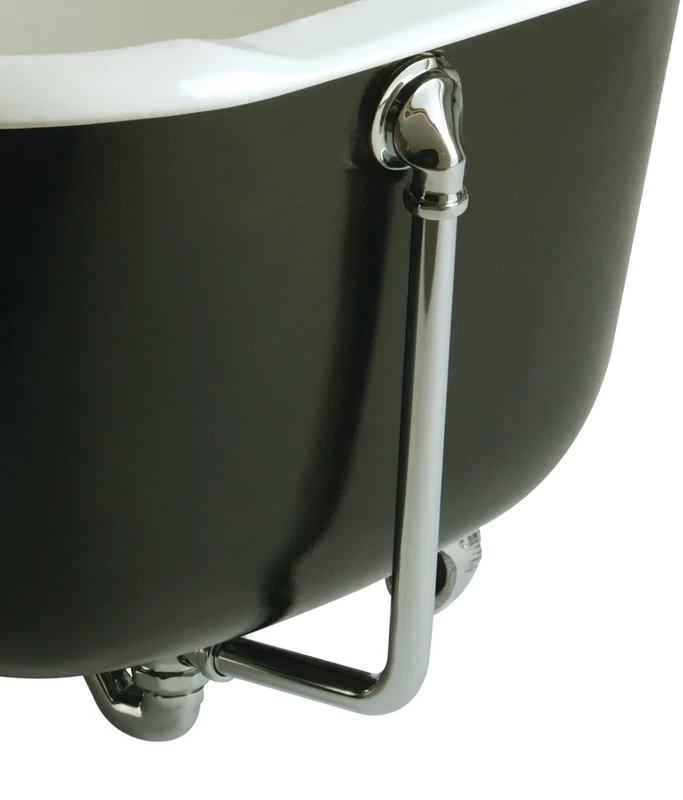 Bristan W BATH08 C Traditional Exposed Bath Waste with Overflow C, Chrome