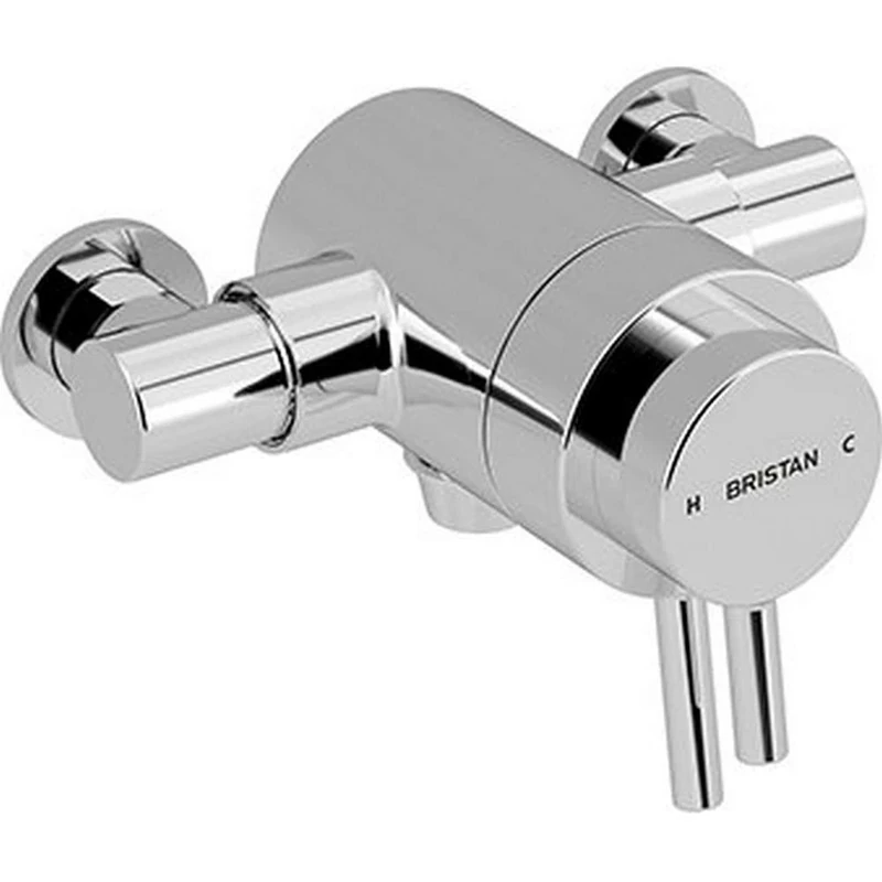 Bristan PM2 CSHXVO C Prism Exposed Concentric Shower Valve Only, Chrome