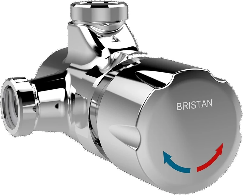 Bristan TFS 1 C Timed Flow Temperature Adjustable Manual Shower Valve, Chrome