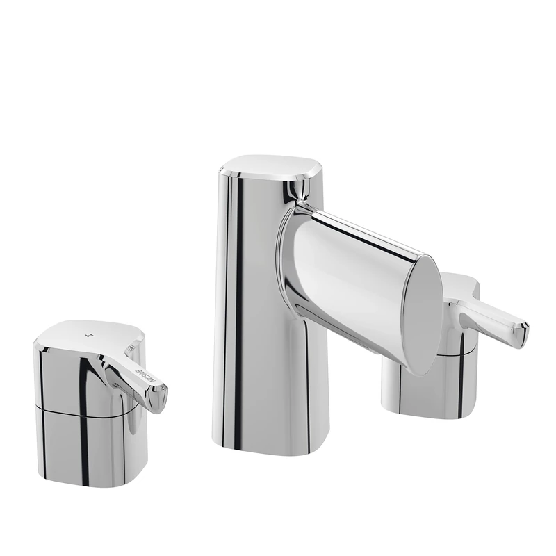 Bristan FLT 3HBF C Flute 3 Hole Bath Filler, Chrome